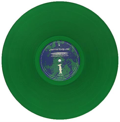 Jamiroquai Emergency On Planet Earth - Green vinyl US Promo 12